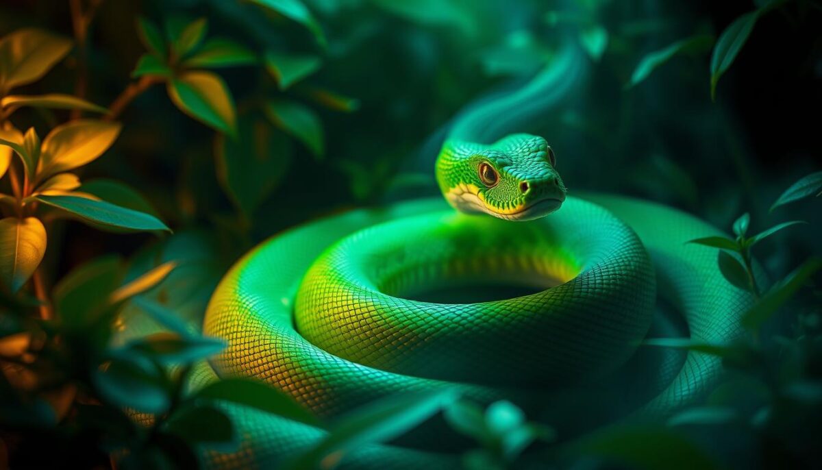 significado sonho cobra verde