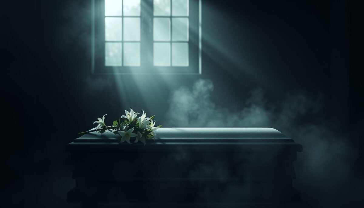 simbolismo de sonhar com caixão
