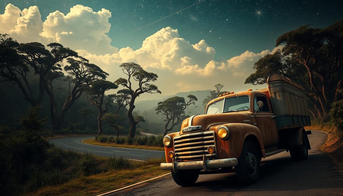 simbolismo sonho caminhão