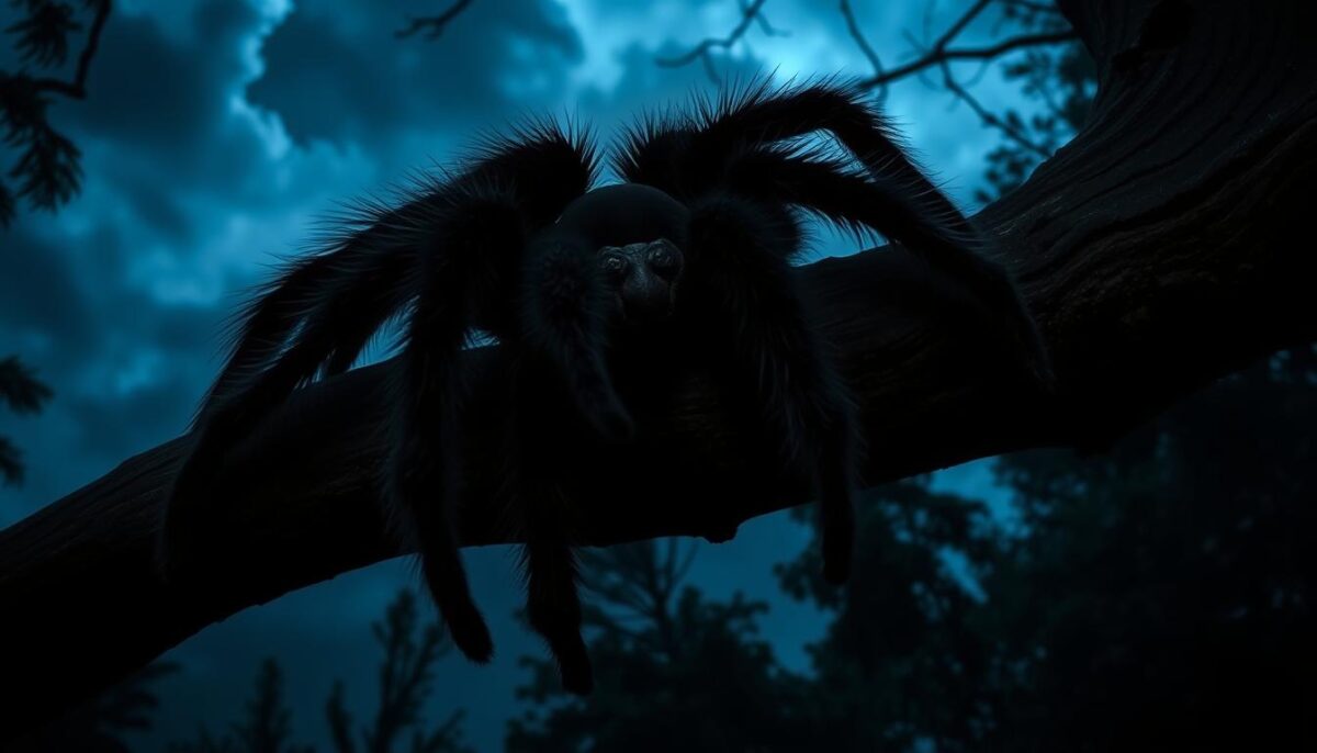 sonhar com aranha preta e grande