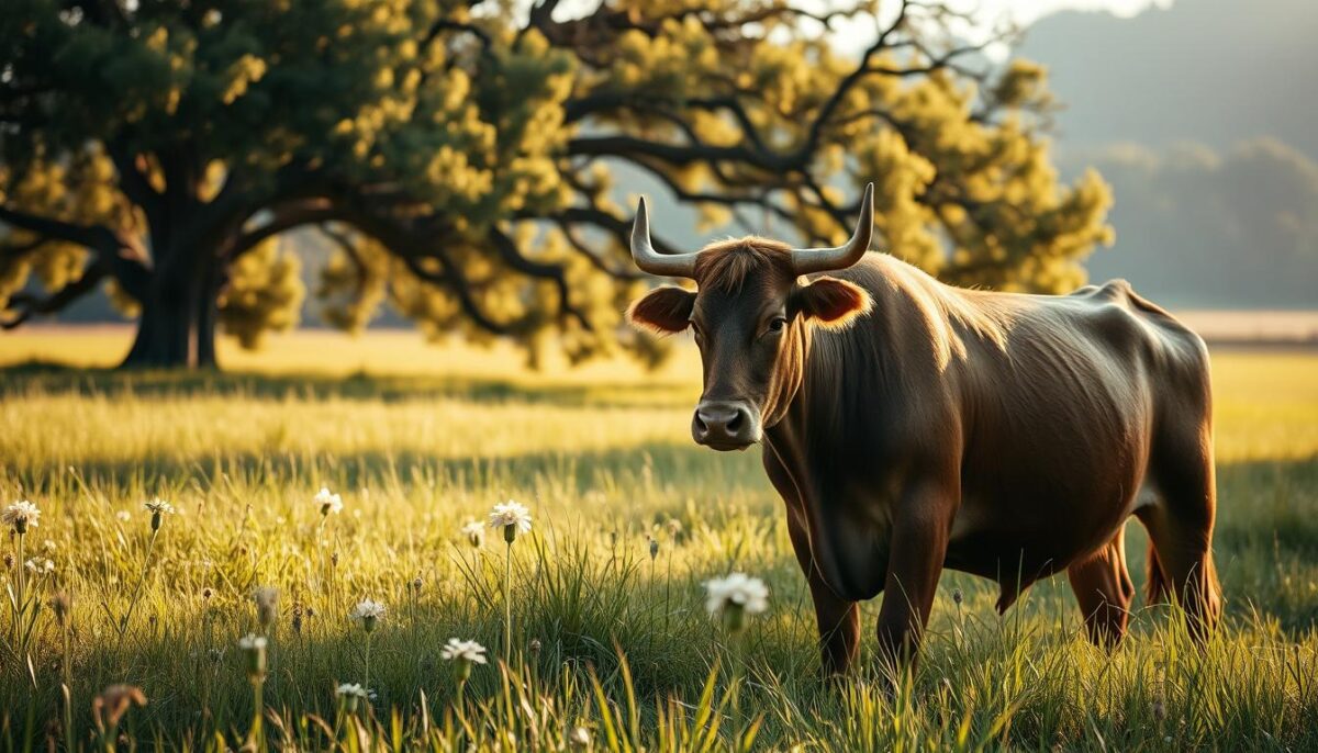 sonhar com boi manso