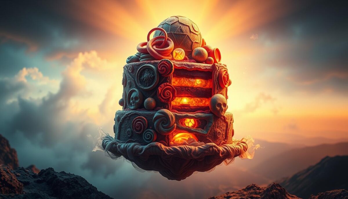 sonhar com bolo simbólico