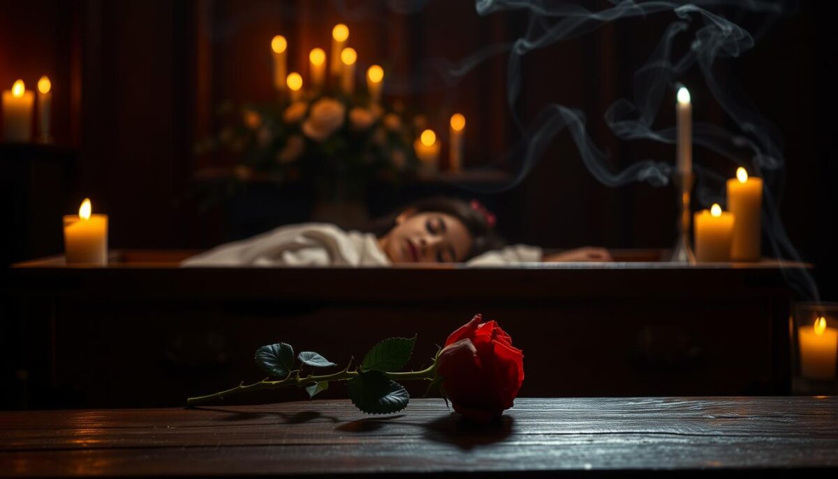 sonhar com caixão de um ente querido