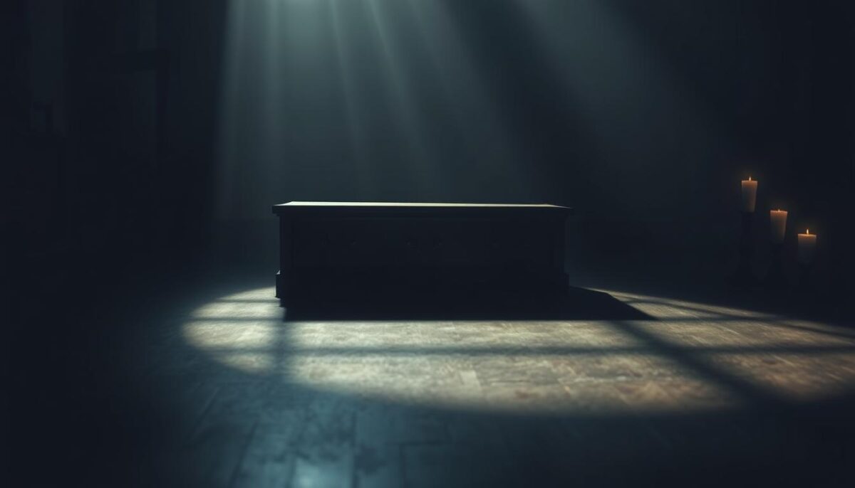 sonhar com caixão vazio