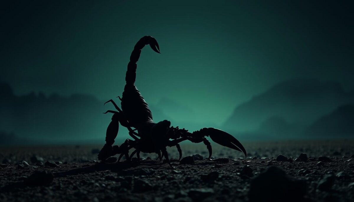 sonhar com escorpião preto