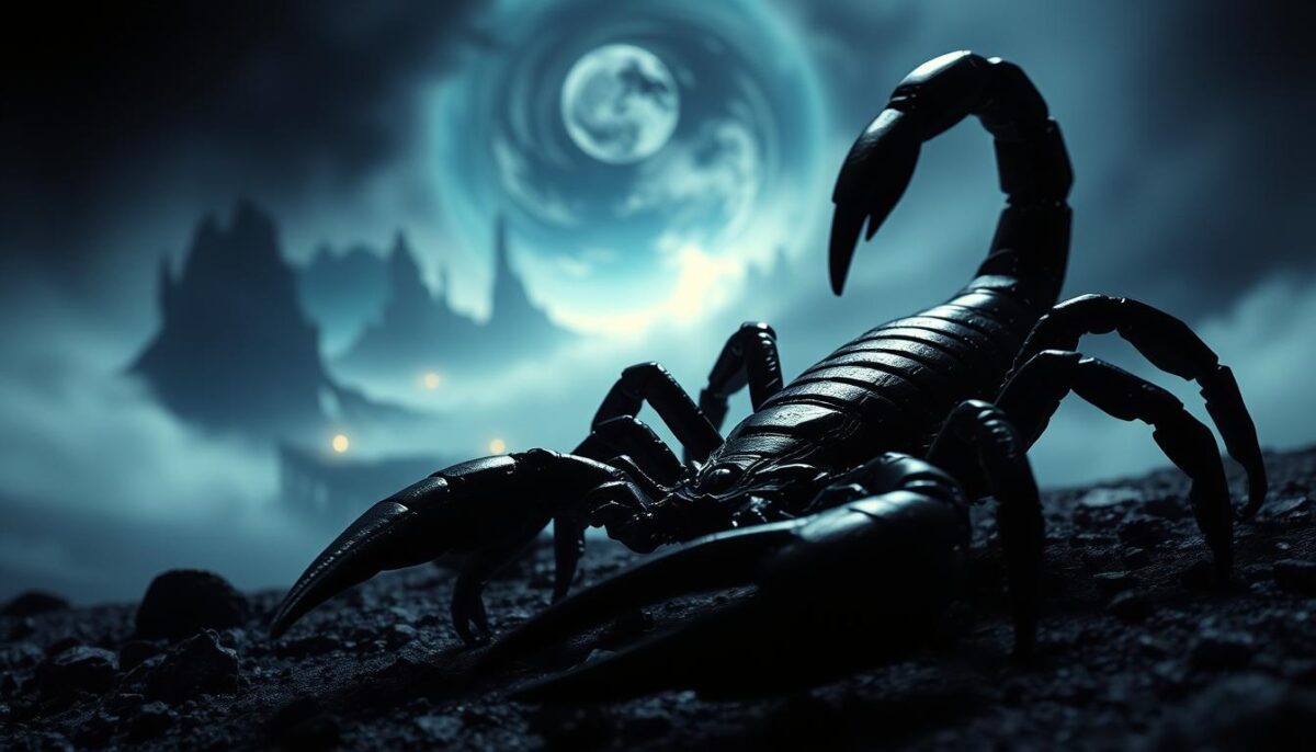 sonhar com escorpião preto significados