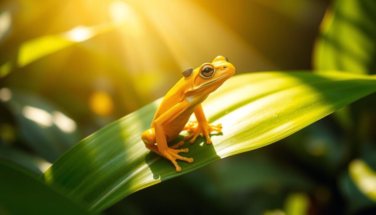 sonhar com rã amarela