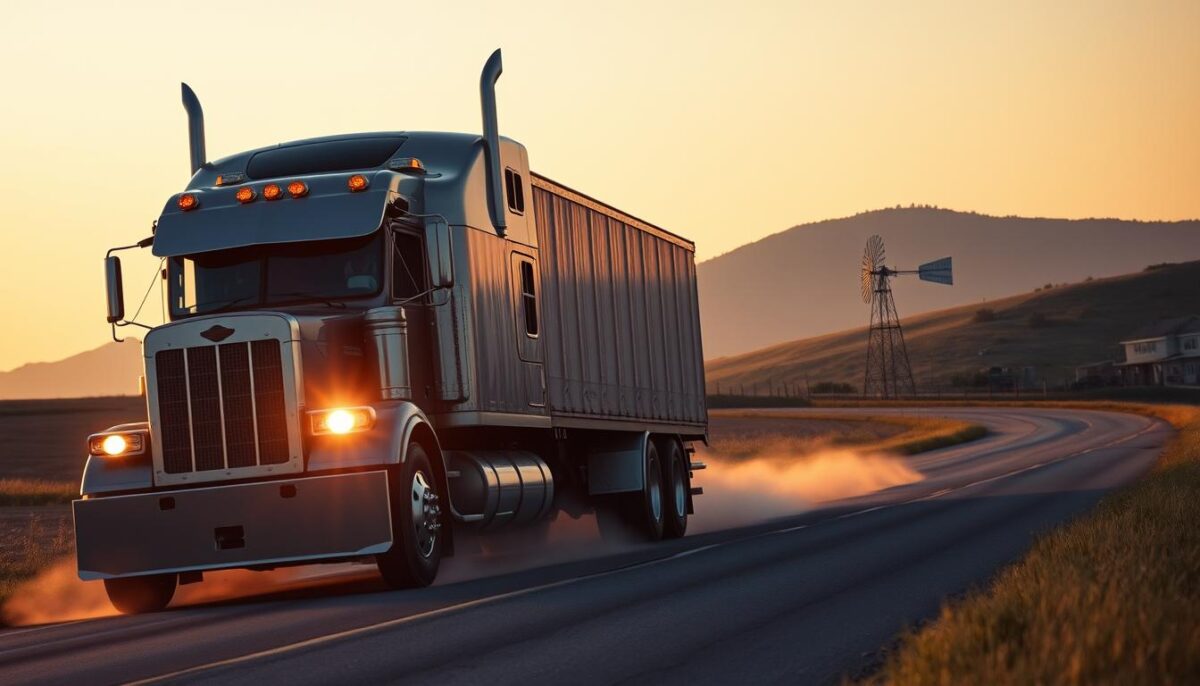 sonho caminhão movimento