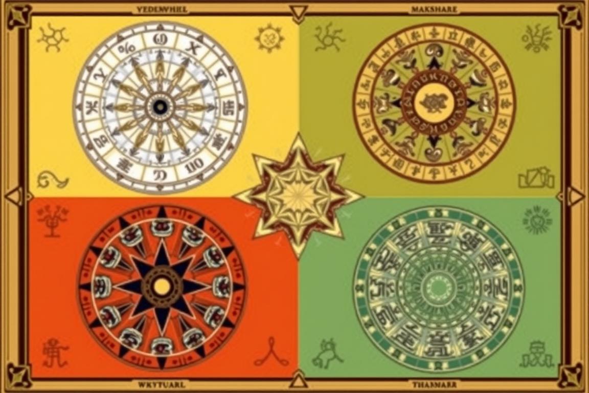 Diferentes sistemas astrológicos: ocidental, védico, chinês e maia