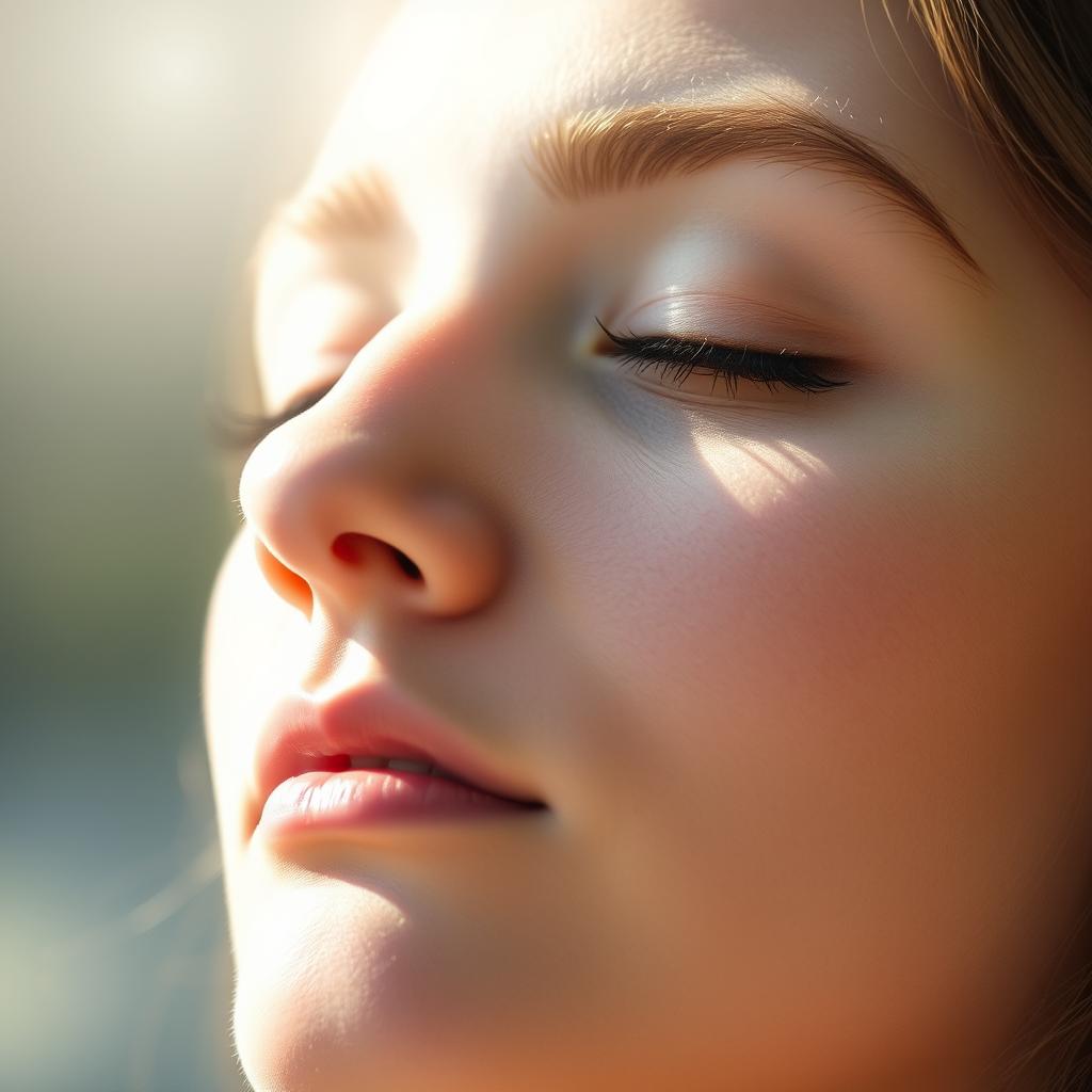 Pessoa em contemplação profunda conectando-se com sua essência interior