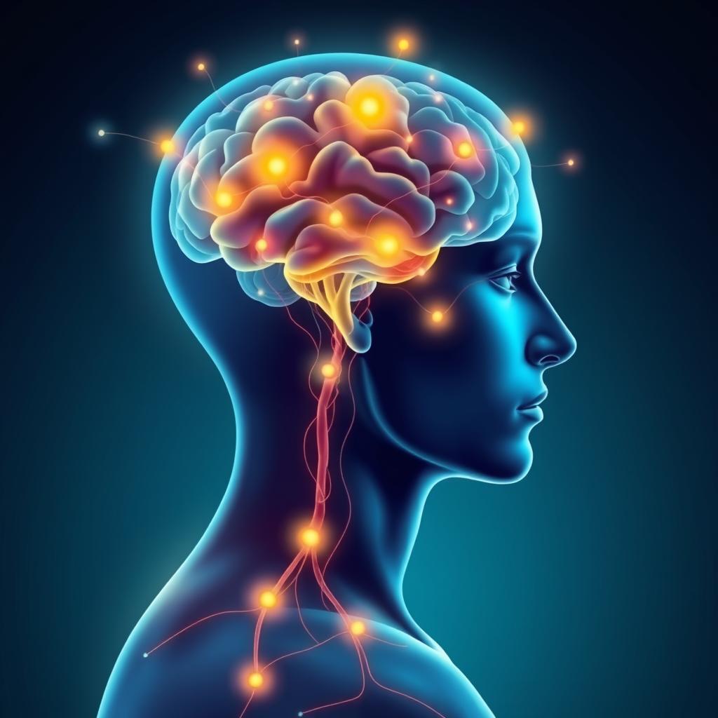 Ilustração da conexão entre mente e corpo nas práticas holísticas