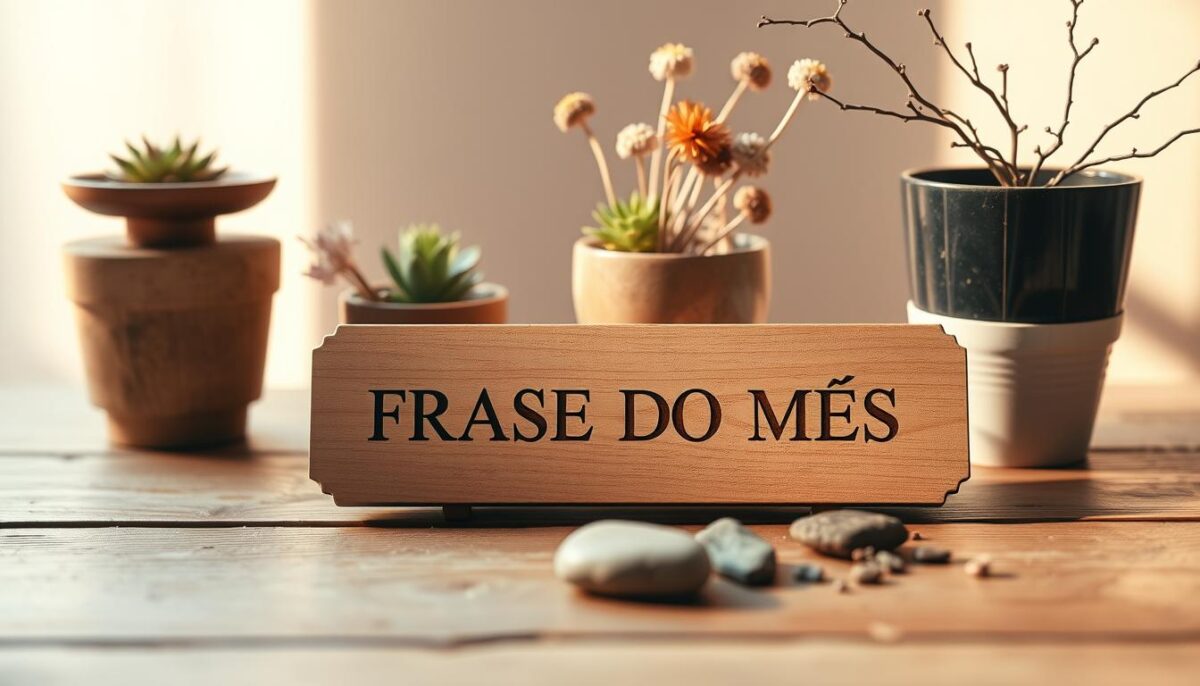 frase do mês
