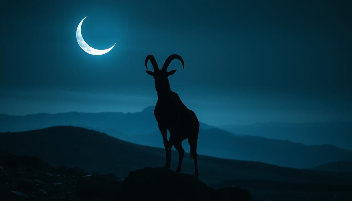 Capricórnio lua minguante