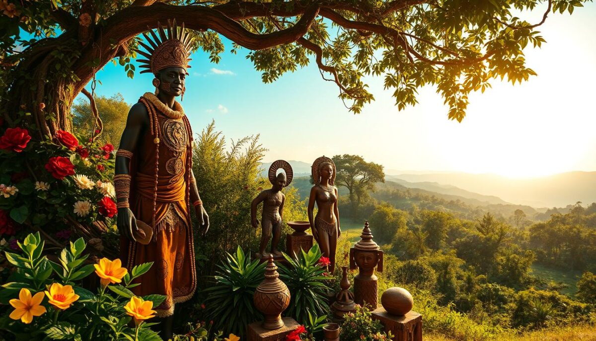 Orixá Onilé e suas representações na arte e cultura