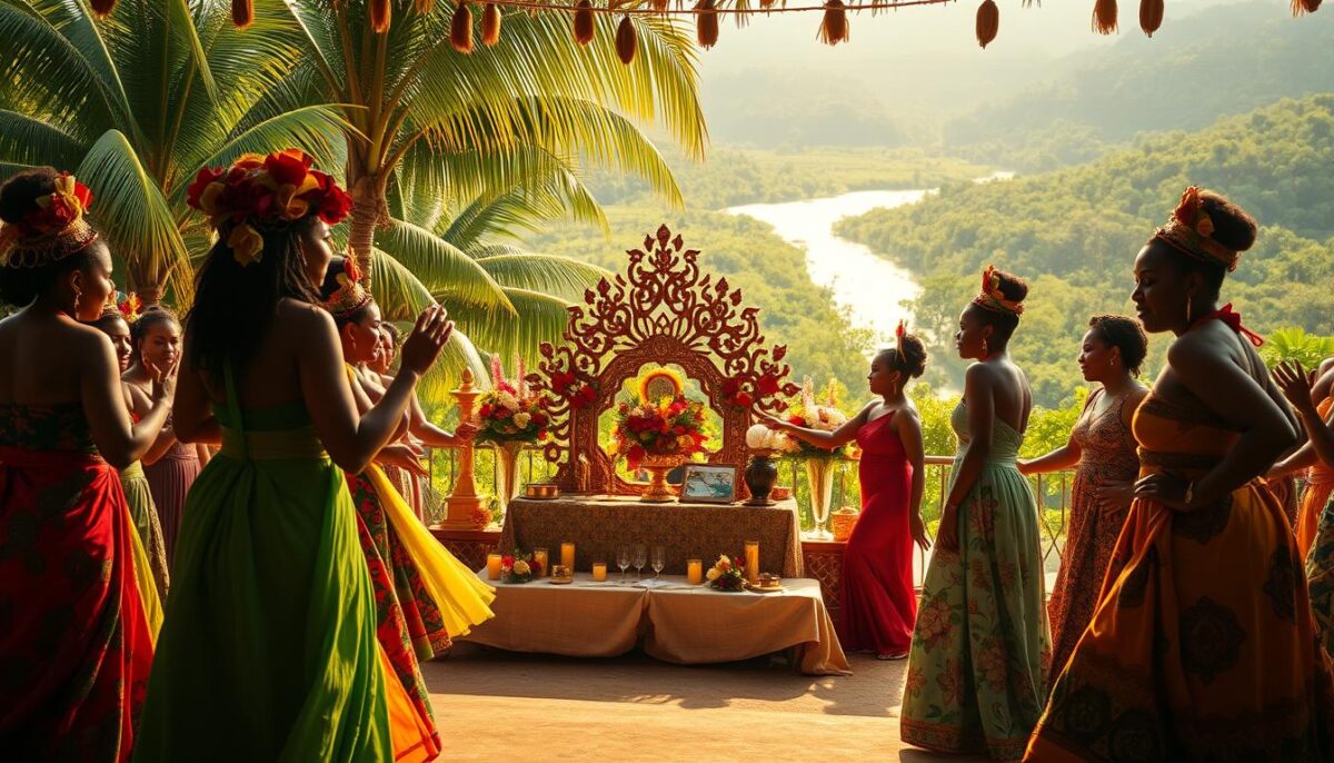 Rituais da festa de Oxum