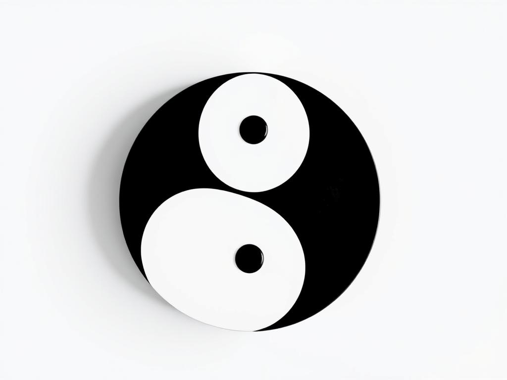 Símbolo do Yin-Yang representando a complementaridade dos opostos nas filosofias orientais