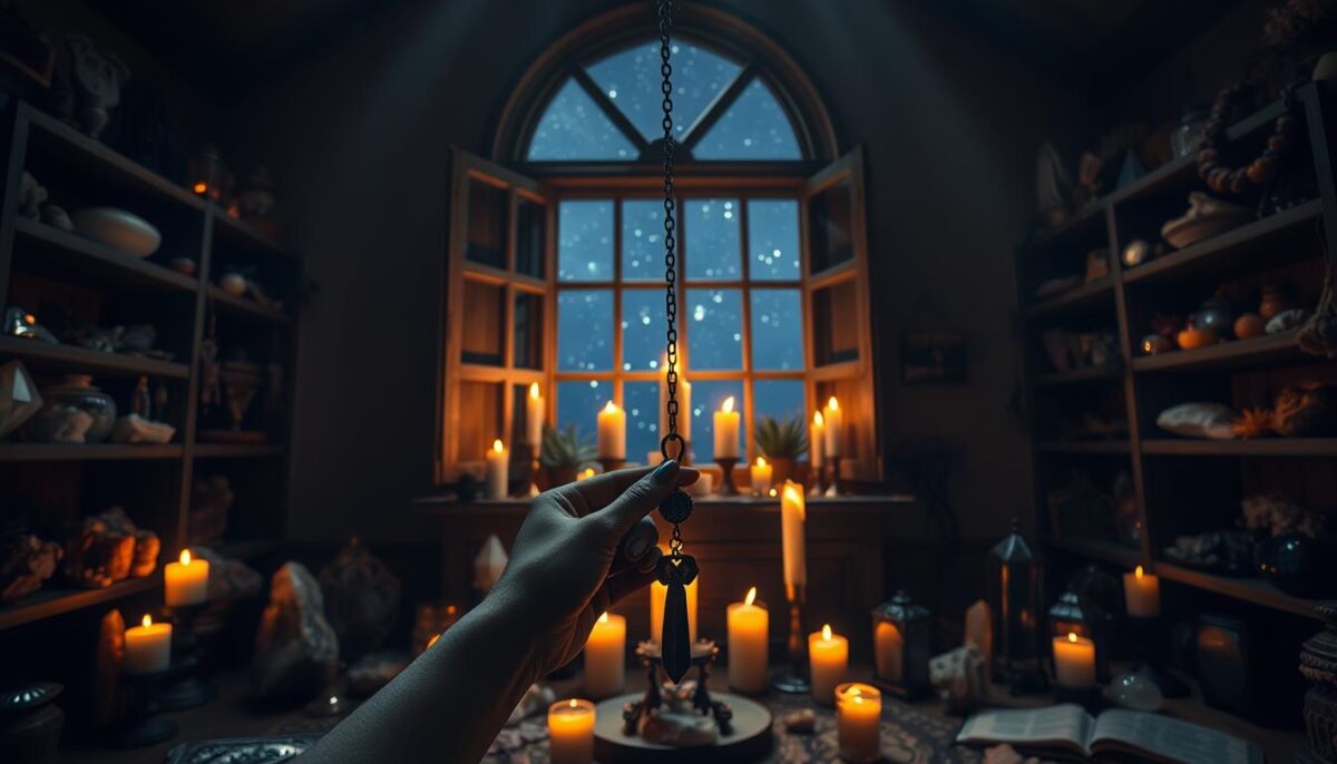 proteção espiritual com cristais e amuletos