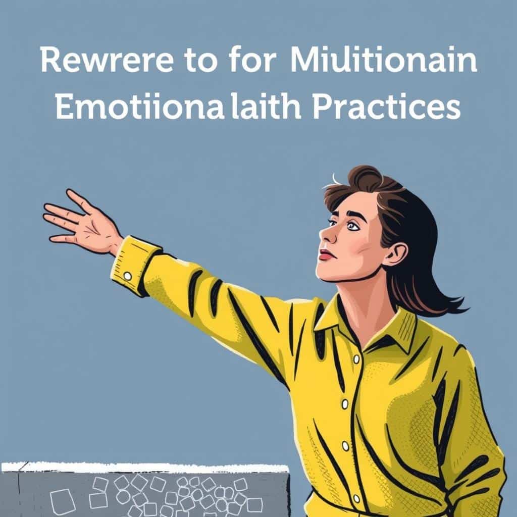 Pessoa superando barreiras para manter práticas de saúde emocional