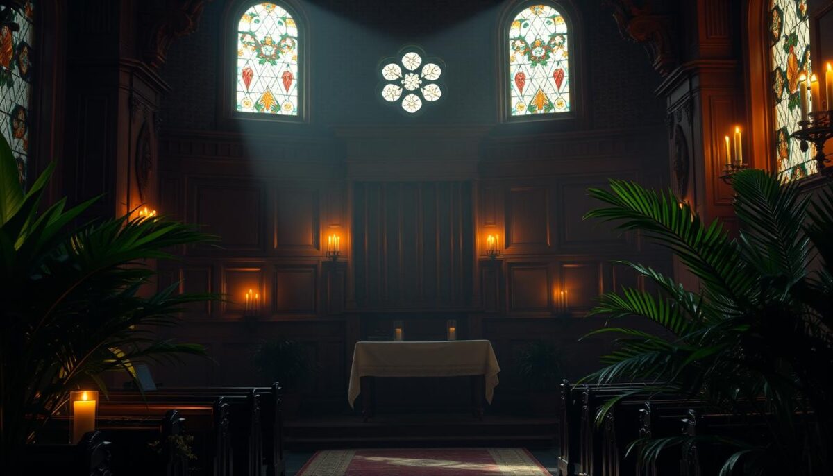 espaço sagrado para oração