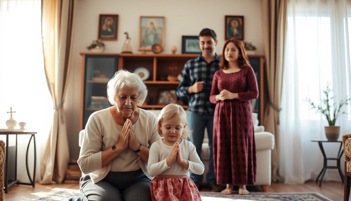 oração da manhã em família