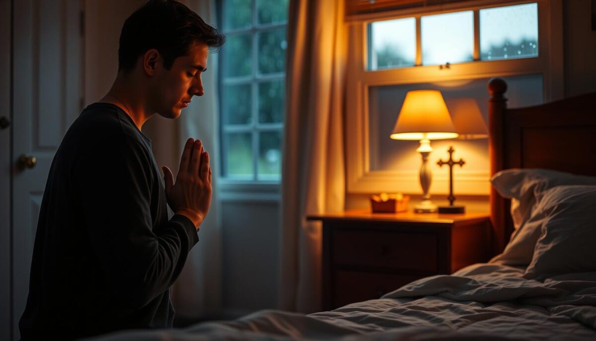 oração de agradecimento antes de dormir