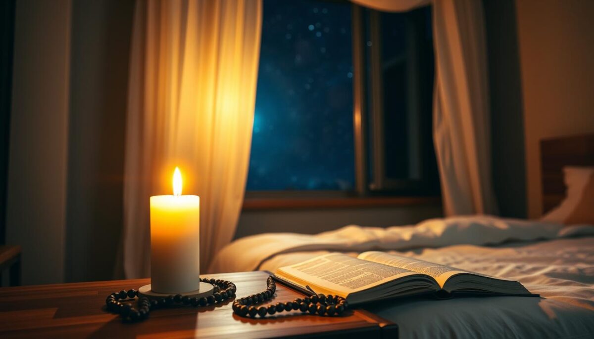 oração para dormir em paz