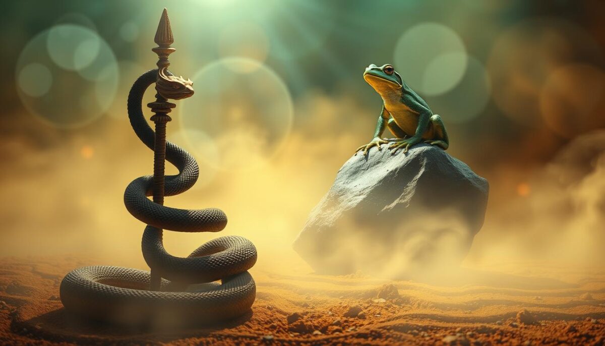 simbolismo espiritual répteis e anfíbios