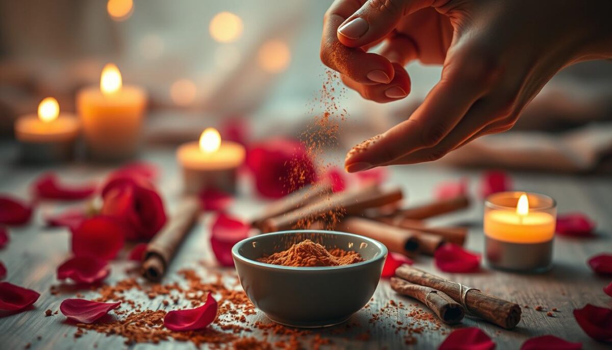 simpatia amorosa com canela