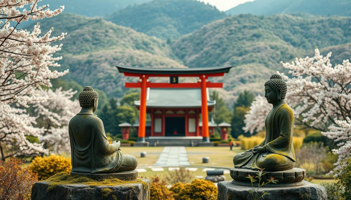 sincretismo religioso xintoísmo budismo