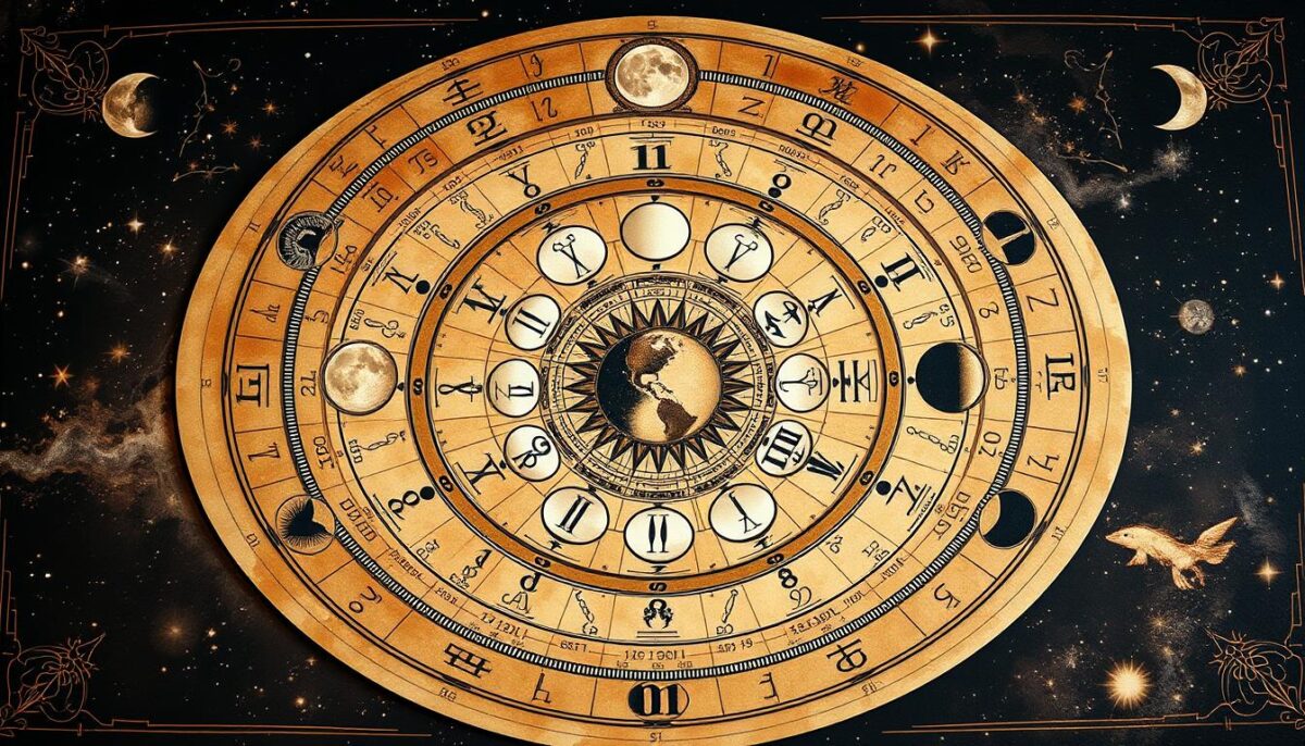 calendário astrológico