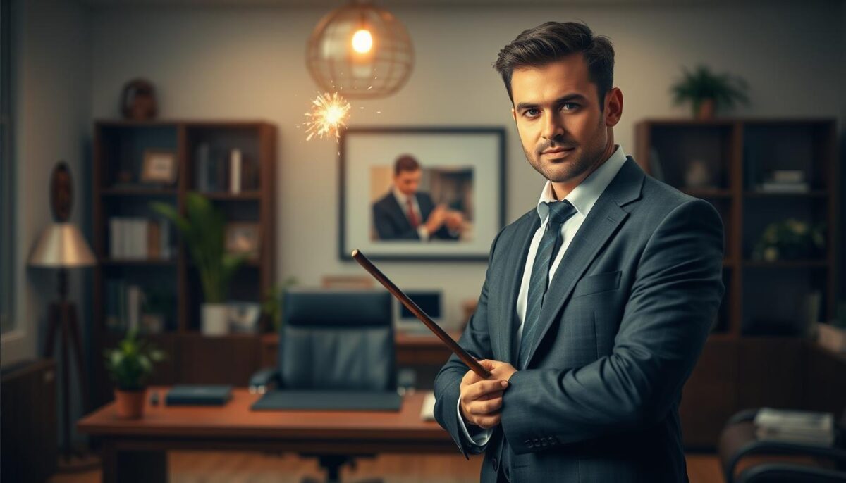 magia para dominar o chefe