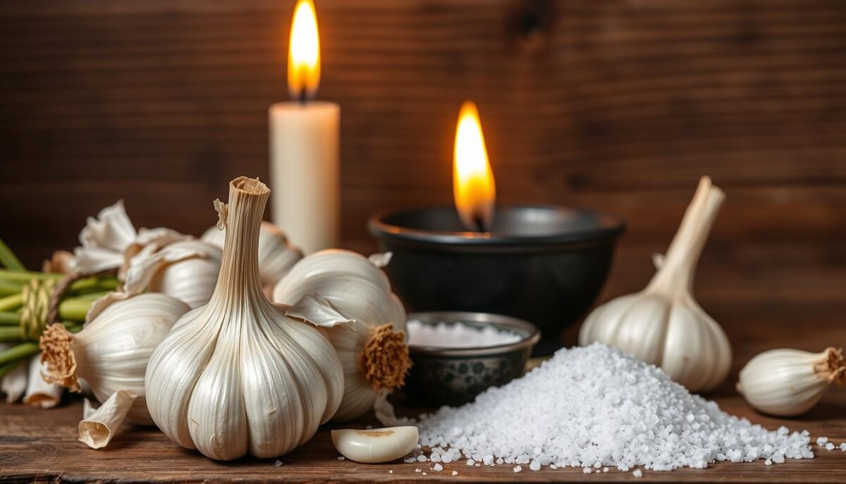 materiais simpatia do alho