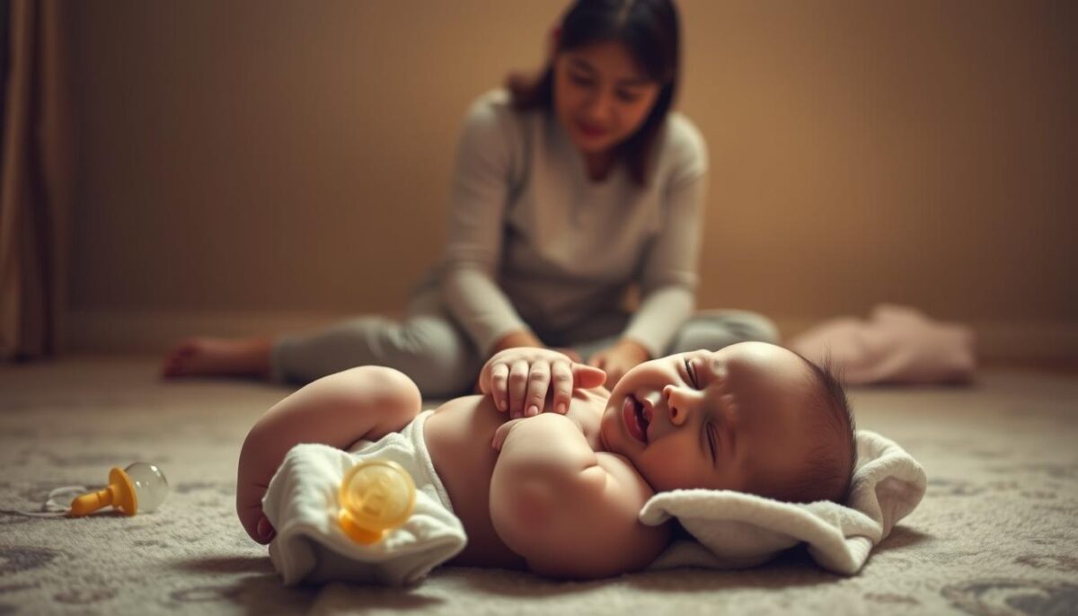 sintomas de cólica em bebês