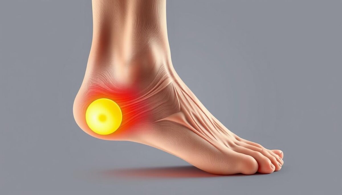 sintomas de esporão calcâneo