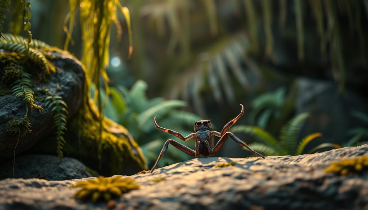 Meditação com aranha