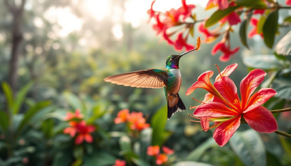 atratividade do beija flor