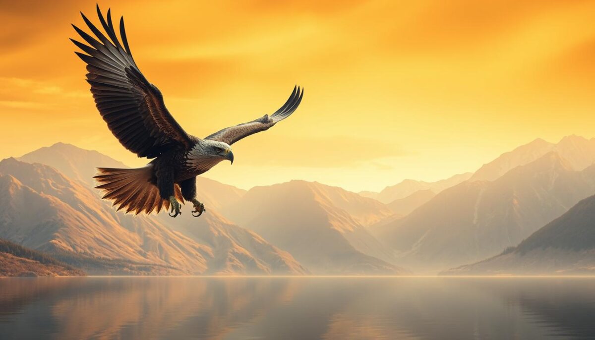 conectar-se espiritualmente com a águia