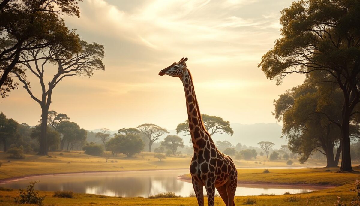 conexão espiritual girafa