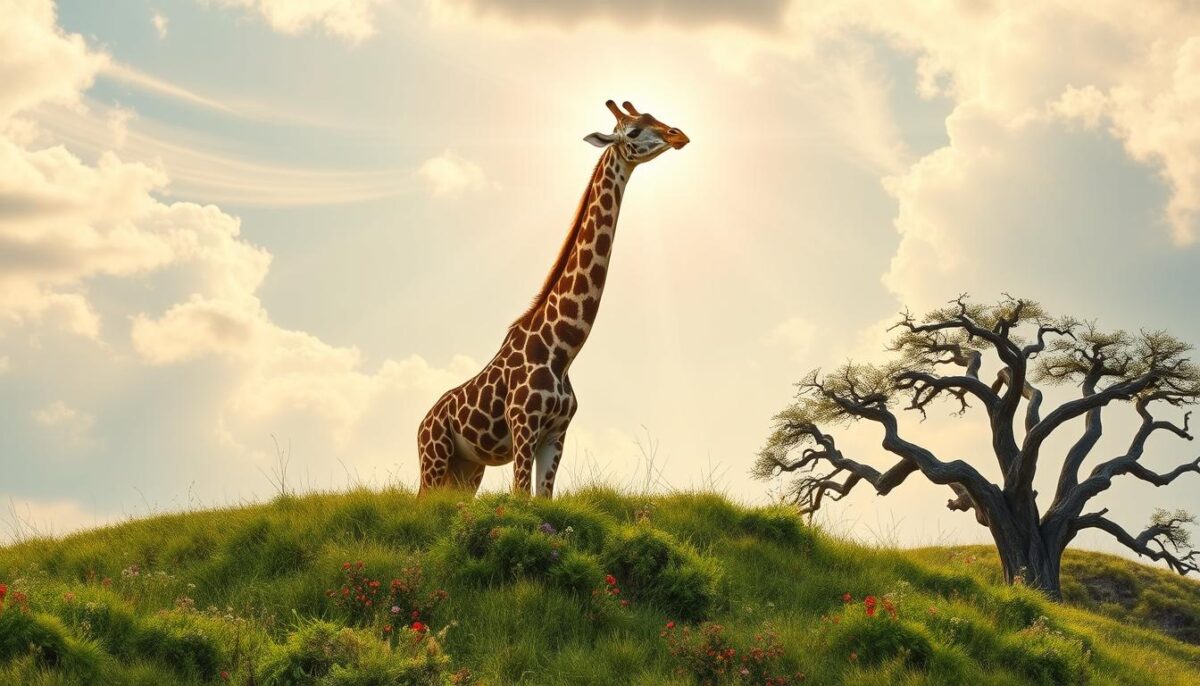 ensinamentos girafa espiritual