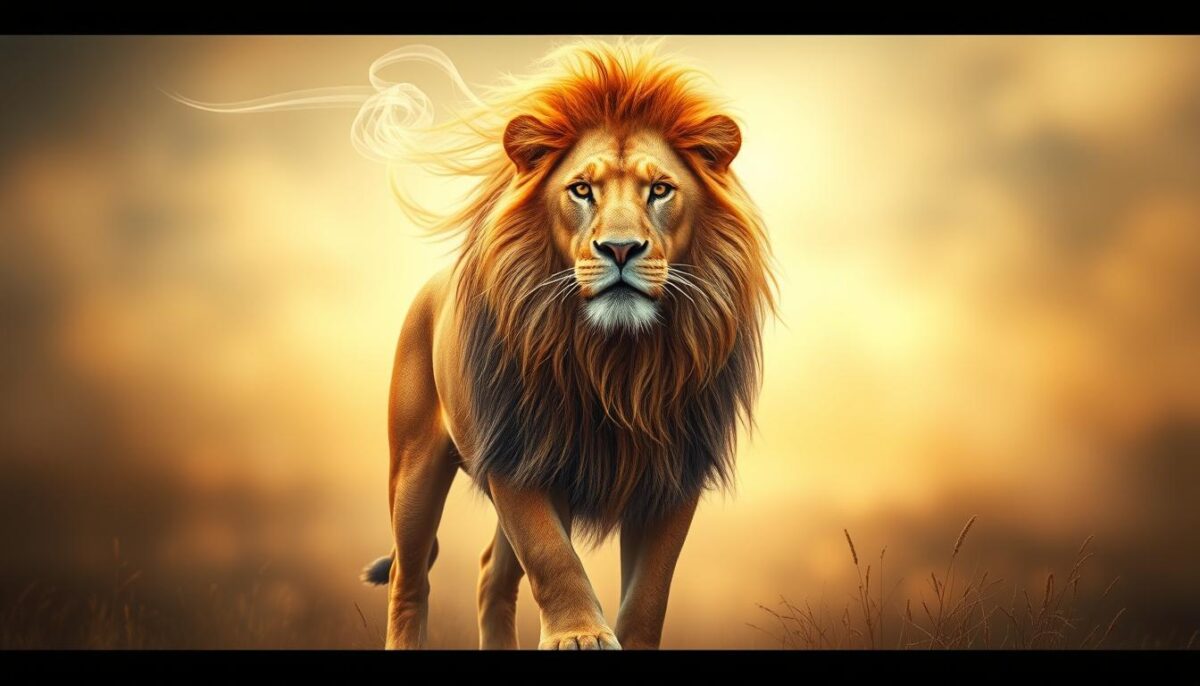 guia espiritual animal leão