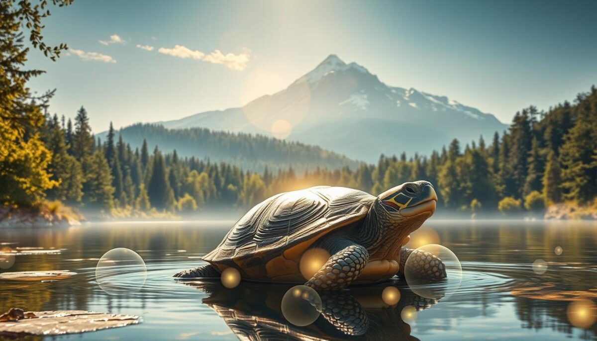 influência da tartaruga no mundo espiritual