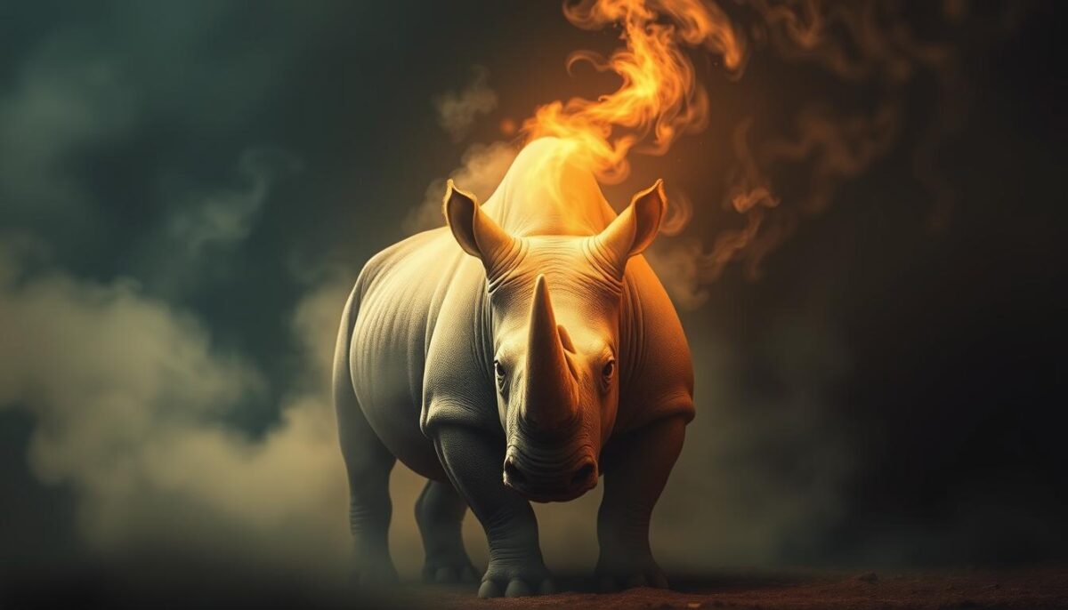 interpretação esotérica rinoceronte