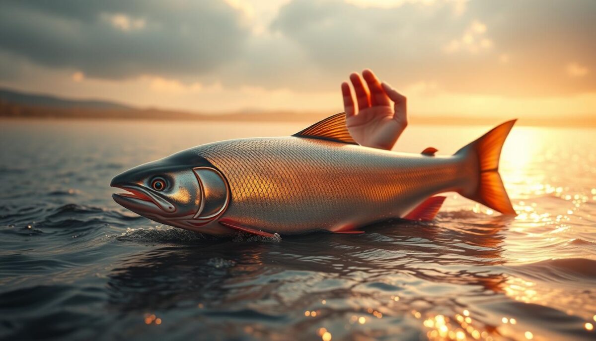 interpretação espiritual do salmão