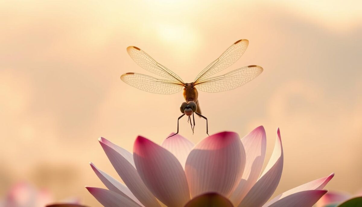 libélula na meditação