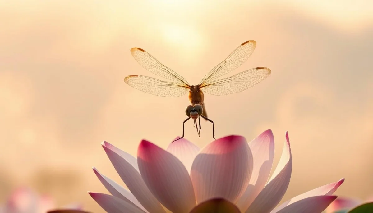 libélula na meditação libélula na meditação