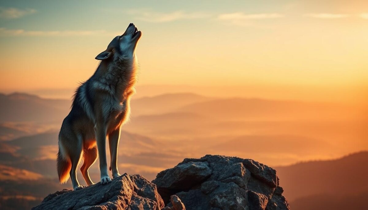 liberdade simbolizada pelo lobo