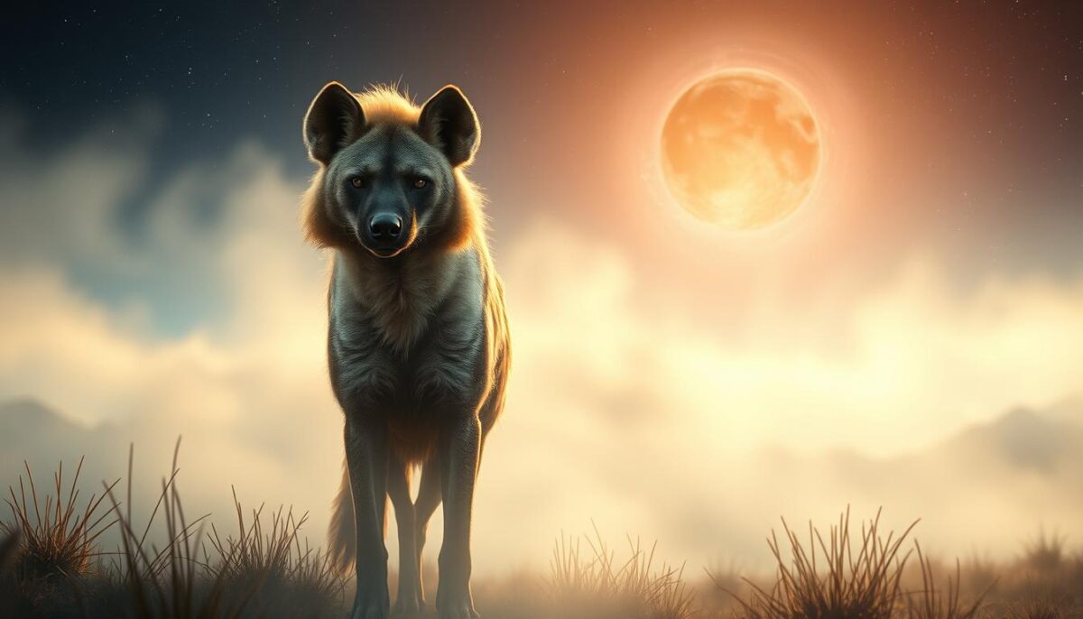 lições espirituais da hiena