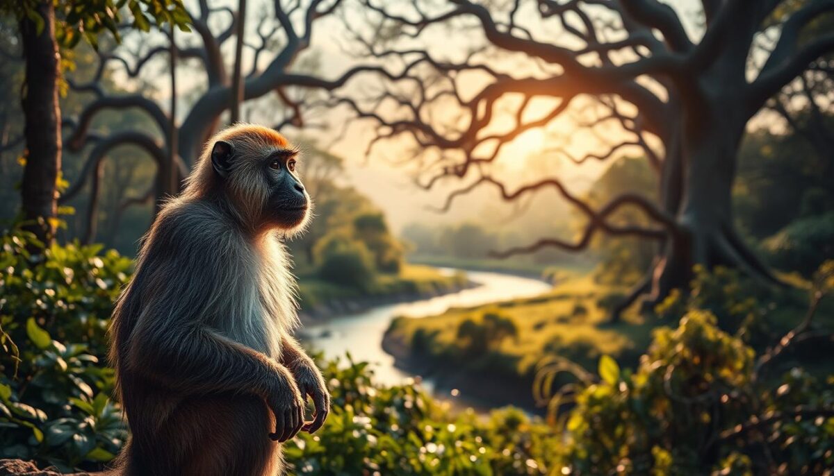 macaco guia espiritual em momentos de transição