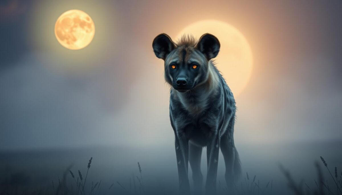 mensagem espiritual da hiena