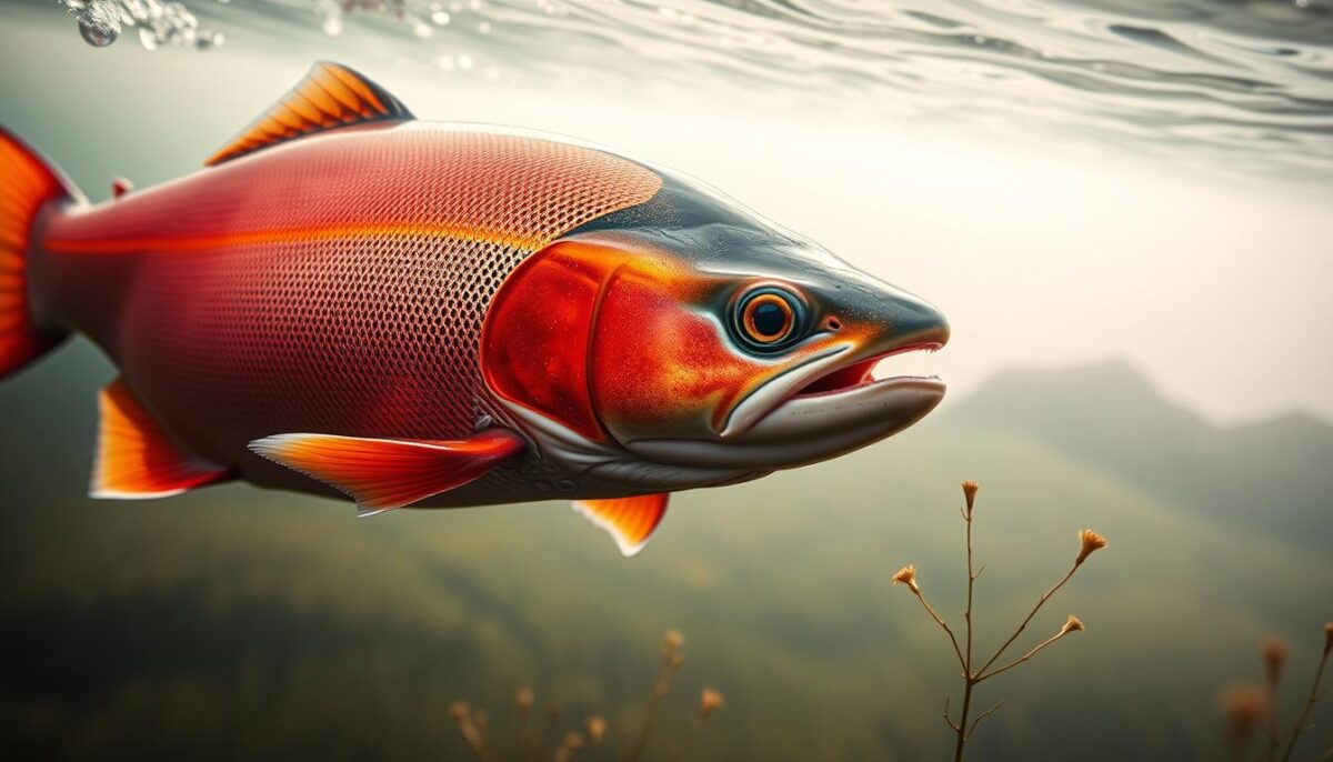 mensagem espiritual do salmão